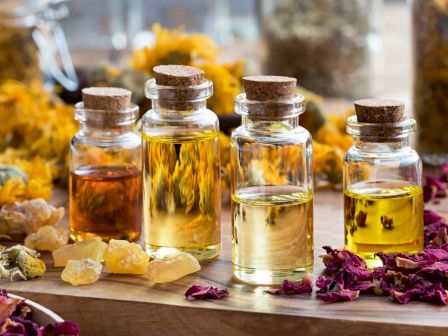 honey oil vitamin massage supplies